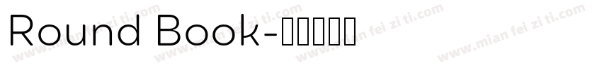 Round Book字体转换